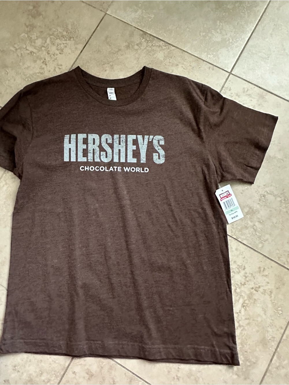 HERSHEY'S Kids Chocolate World Brown Logo Tee